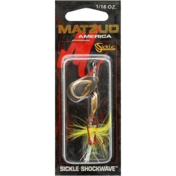 Matzuo Sickle Shockwave Spinner Bait 14Oz Gold 6MS-GOLD