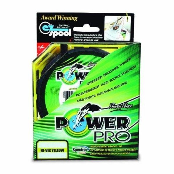 Power Pro Spectra Braided Fishing Line 15Lb 300Yd HiVis Yellow 21100150300Y