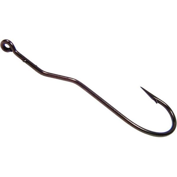 The Brute Worm Hook, Size 50, 2 Sliced Shank Bronze, 4PK