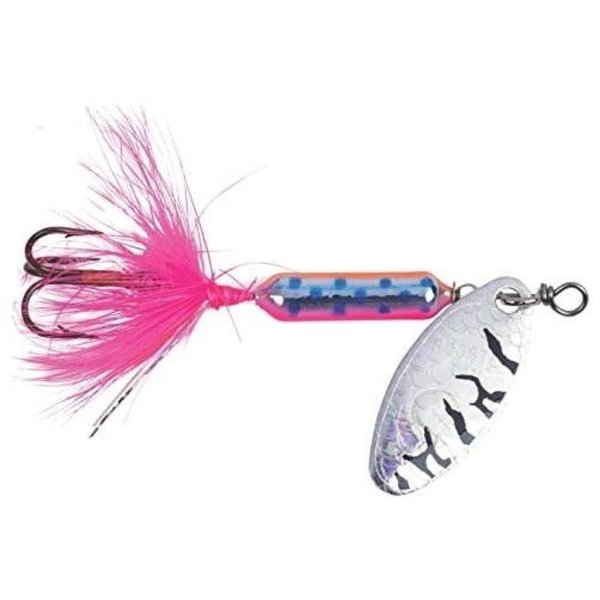Wordens Rooster Tail InLine Spinner, 2 14, 18Oz Treble Hook, Pink