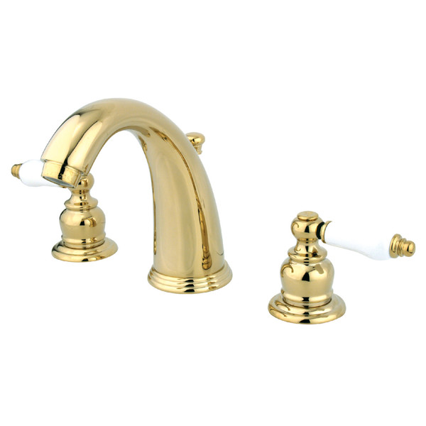 Kingston Brass Widespread Bathroom Faucet, Polished Brass GKB982PL