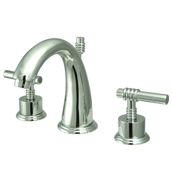 Kingston Brass 8 Widespread Bathroom Faucet, Chrome KS2961ML