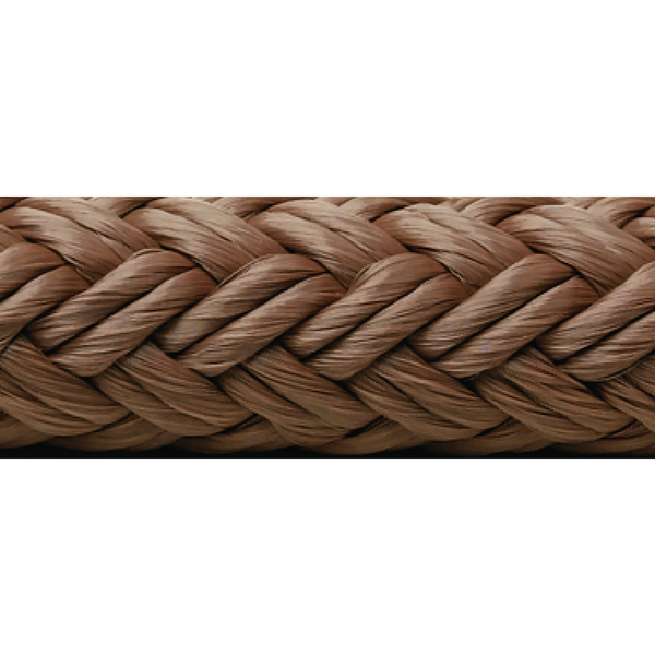 Seachoice Double Braid Nylon Dock Line, Burgundy, 1/2 x 25' 39971