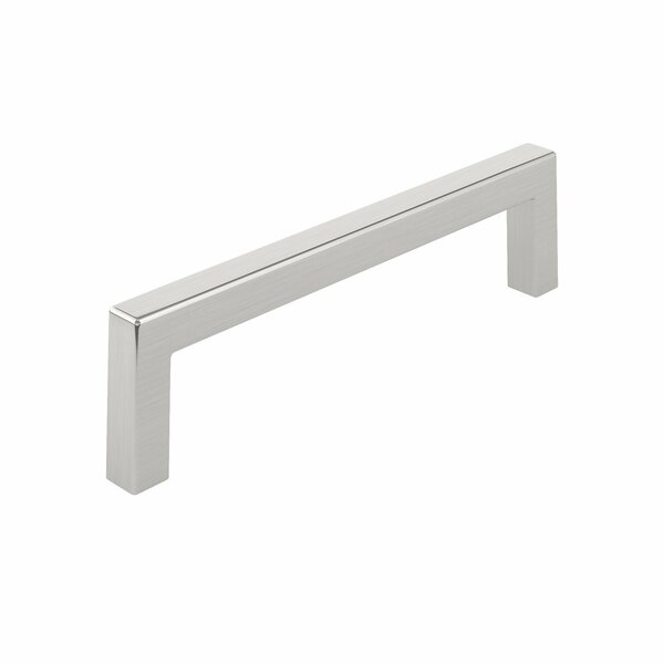 Richelieu Hardware 5-1/16 in. (128 mm) Center-to-Center Brushed Nickel Contemporary Drawer Pull BP873128195