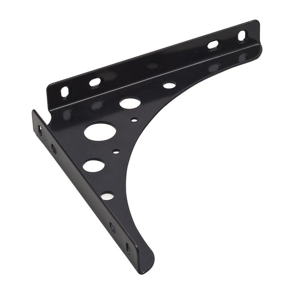 Onward 8 inch 203 mm Decorative Shelf Bracket, Black 4979BL08BC