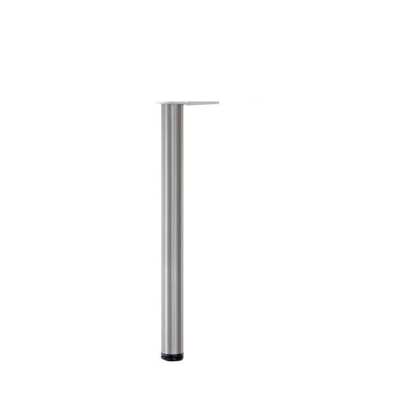 Richelieu Hardware Adjustable Bar Table Leg, 43 1/4 in (1100 mm), Brushed Nickel 615110175