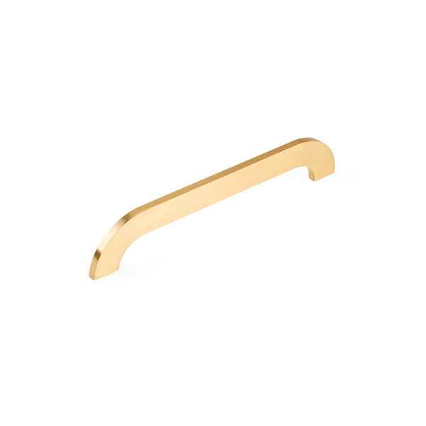 Richelieu Hardware 7 9/16 in (192 mm) Center-to-Center Brushed Gold Contemporary Cabinet Pull 7381192165
