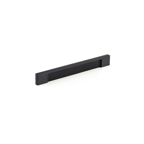 Richelieu Hardware 6 5/16 in (160 mm) Center-to-Center Brushed Black Contemporary Drawer Pull BP13101160990