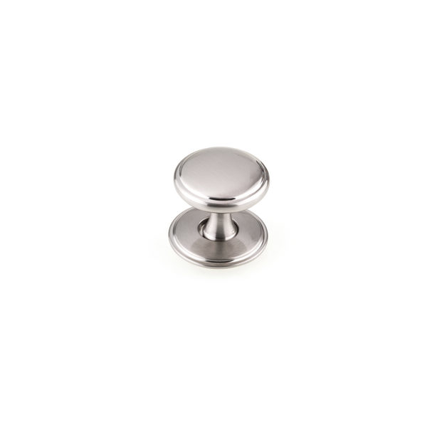 Richelieu Hardware 1 9/16 in (40 mm) Brushed Nickel Transitional Cabinet Knob BP224840195