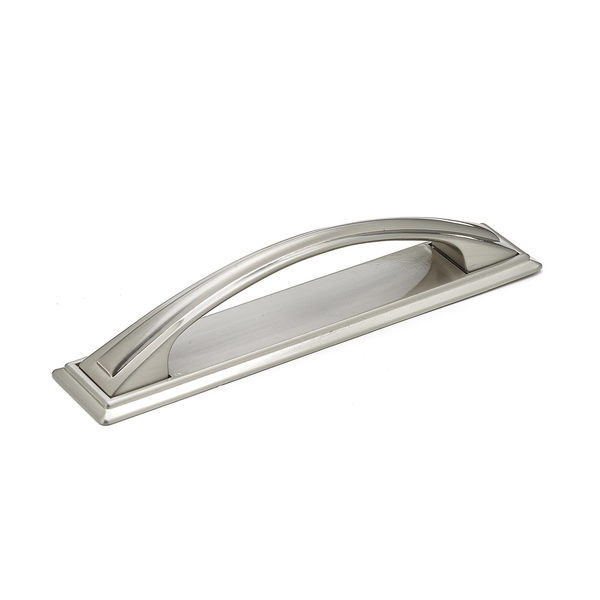 Richelieu Hardware 5-1/16 in. (128 mm) Center-to-Center Brushed Nickel Transitional Drawer Pull BP26987195