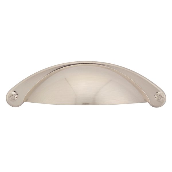 Richelieu Hardware 2-1/2 in. (64 mm) Center-to-Center Brushed Nickel Traditional Cup Pull BP30342195