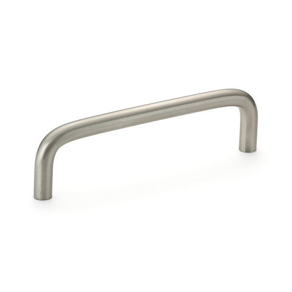 Richelieu Hardware 4 in (102 mm) Center-to-Center Brushed Nickel Functional Drawer Pull BP515195