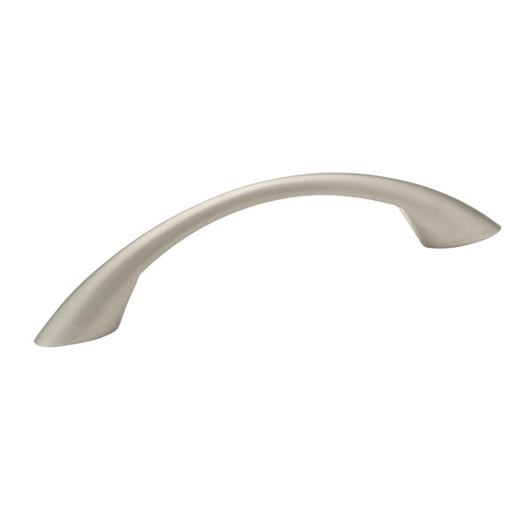 Richelieu Hardware 3-3/4 in. (96 mm) Center-to-Center Matte Nickel Contemporary Drawer Pull BP65017184