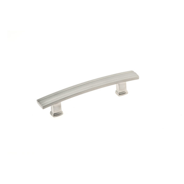 Richelieu Hardware 3-3/4 in. (96 mm) Center-to-Center Brushed Nickel Transitional Drawer Pull BP707096195