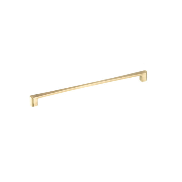 Richelieu Hardware 12 5/8 in (320 mm) Center-to-Center Satin Brass Contemporary Drawer Pull BP7470320160