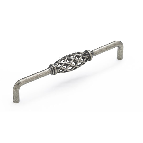 Richelieu Hardware 6-5/16 in. (160 mm) Center-to-Center Natural Iron Traditional Drawer Pull BP767160908