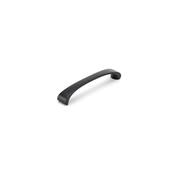 Richelieu Hardware 5 1/16 in (128 mm) Center-to-Center Matte Black Contemporary Cabinet Pull BP82871128900