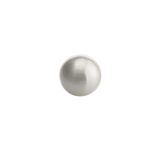 Richelieu Hardware 1 9/16 in (40 mm) Brushed Nickel Traditional Cabinet Knob BP878940195