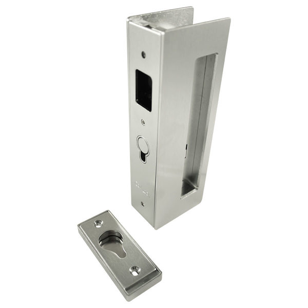 Richelieu Hardware CL400 Cavity Sliders Magnetic Pocket Door Handle, Passage, Oil-Rubbed Bronze CL400B0129