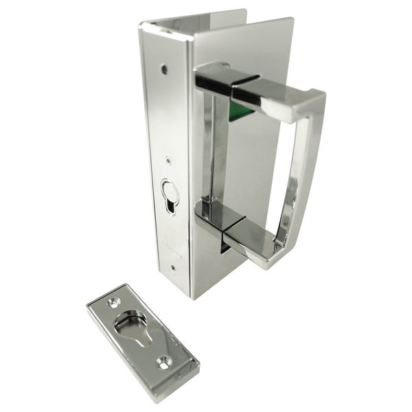 Richelieu Hardware CL400 Cavity Sliders Magnetic Pocket Door Handle, Privacy, Oil-Rubbed Bronze CL406B0028