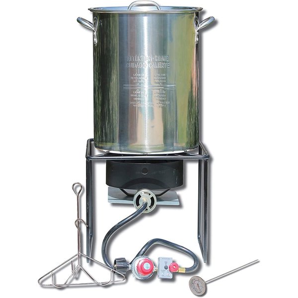 King Kooker Propane Outdoor Fry Boil Package with 2 Pots