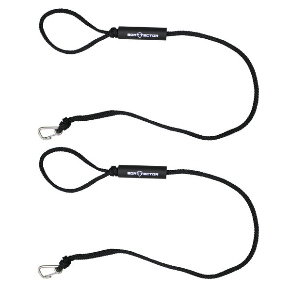Extreme Max 3006.6779 PWC Dock Line with Stainless Steel Snap Hooks - Value 2-Pack