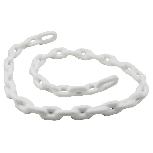 Extreme Max Extreme Max 3006.6584 BoatTector PVC-Coated Anchor Lead Chain -  3/16 x 4', White 3006.6584