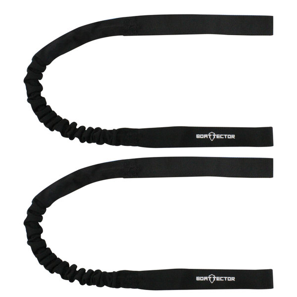 Extreme Max Extreme Max 3006.2549 BoatTector Nylon-Covered Bungee Dock Line  with Looped Ends - 33”, Value 2-Pack 3006.2549