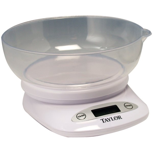 Taylor Precision Products 5280827 Antimicrobial Kitchen Scale with Rotating Knob