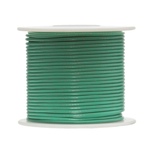 Remington Industries 18 AWG Gauge Solid Hook Up Wire, 100 ft