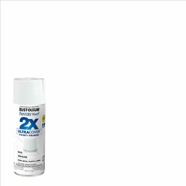 Rust-Oleum Plastic Primer Spray, White - 12 oz can