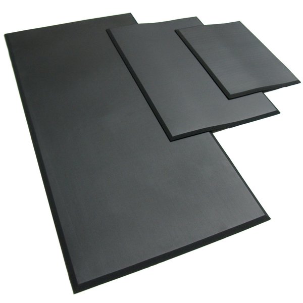 Rubber-Cal Comfort Cloud Foam Anti-Fatigue Mats - 5/8 thick x 30 x 60 Black Rubber Mats 03-232-305