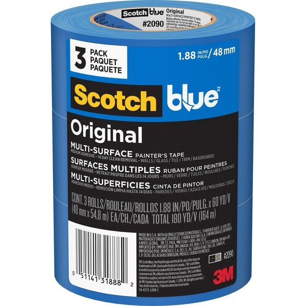3M ScotchBlue 1.88 In. x 60 Yds. Original Multi-Surface Painter's