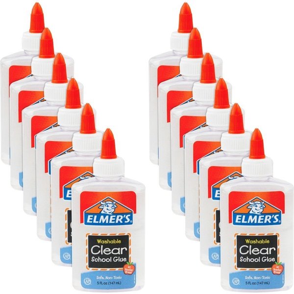 Elmers School Glue, Washable, Nontoxic, 5 oz, 12 Bottles/BD, Clear PK  EPIE305BD