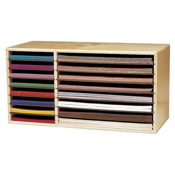 Childcraft Construction Paper Holder, 29-3/8 x 12-3/4 x 15 Inches