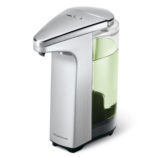 simplehuman Triple Wall-Mount Shampoo and Soap Dispenser in