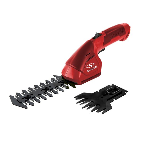 Shall Cordless Grass Shear & Hedge Trimmer - 7.2V Electric Shrub Trimmer 2 in 1