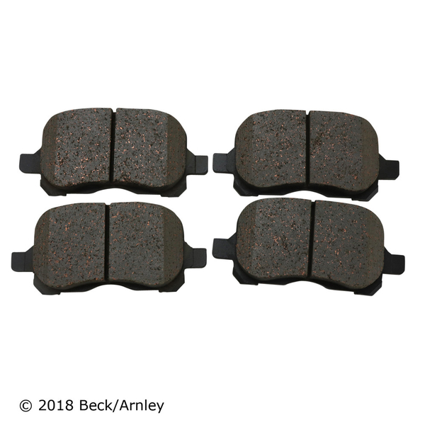 Beck/Arnley Disc Brake Pad Set 1998-2002 Toyota Corolla 1.8L, 089-1553 089-1553