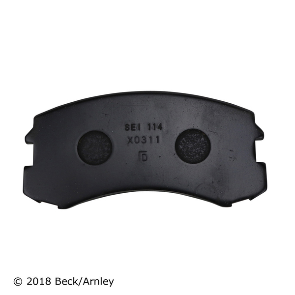 Beck/Arnley Disc Brake Pad Set, 089-1690, Front 089-1690