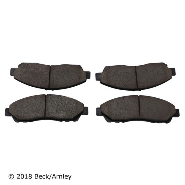 Beck/Arnley Disc Brake Pad Set, 089-1816, Front 089-1816