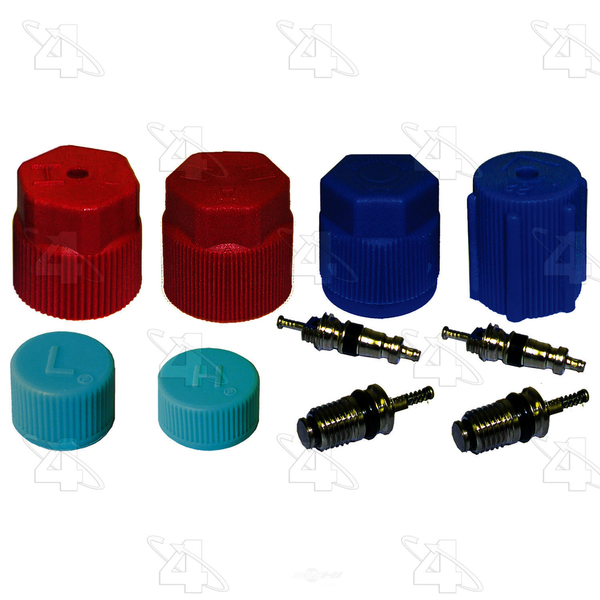 Four Seasons A/C System Valve Core and Cap Kit, 26783 26783