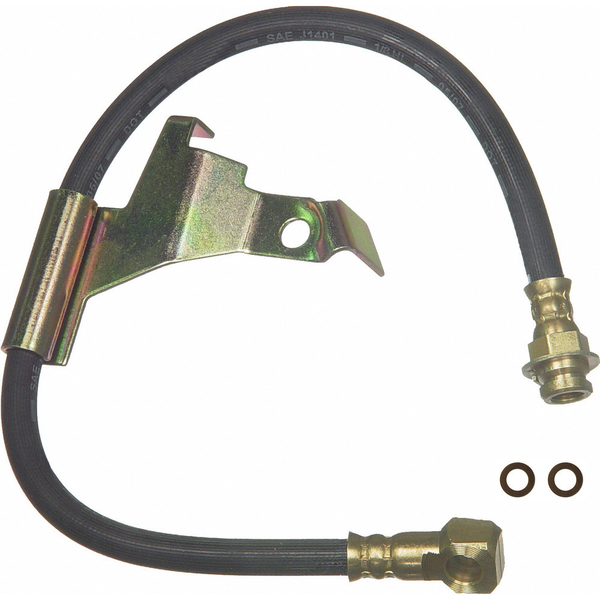 Wagner Brakes Brake Hydraulic Hose - Front Left, BH110990 BH110990