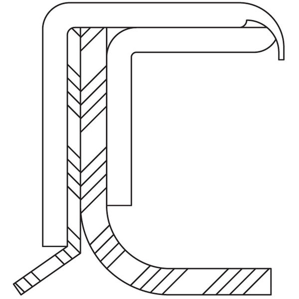 National Engine Crankshaft Seal, 5277 5277