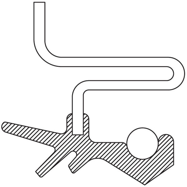 National Transfer Case Output Shaft Seal, 710495 710495