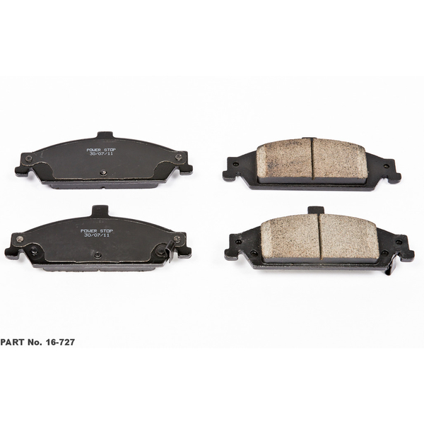 Powerstop Evolution Ceramic Disc Brake Pad - Front, 16-727 16-727