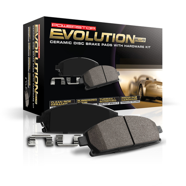Powerstop Z17 Evolution Plus Disc Brake Pad - Rear, 17-1806 17-1806