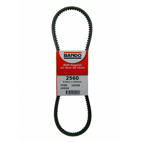 Bando RPF Precision Engineered Raw Edge Cogged V-Belt-Fan & Alternator, 2560 2560