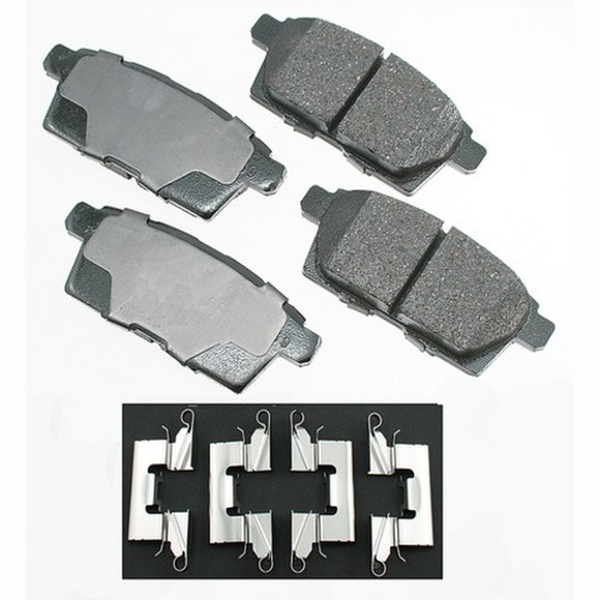 Akebono ProACT Ultra Premium Ceramic Pads - Rear, ACT1259 ACT1259