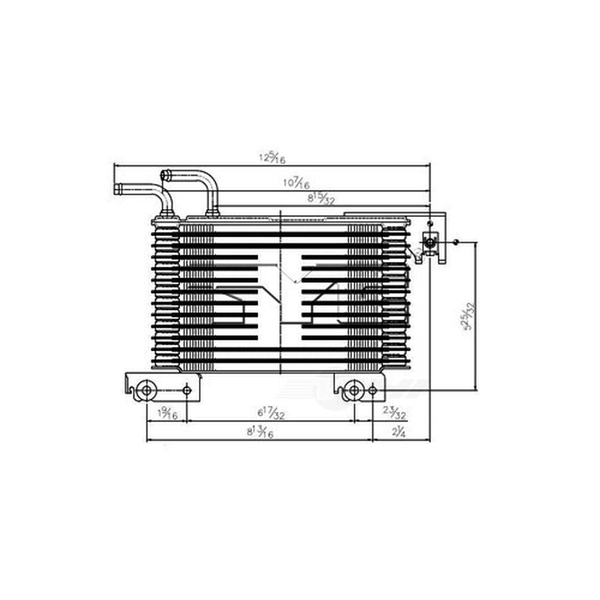 Tyc Automatic Transmission Oil Cooler, 19002 19002