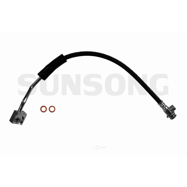 Sunsong Brake Hydraulic Hose - Front Left, 2201112 2201112